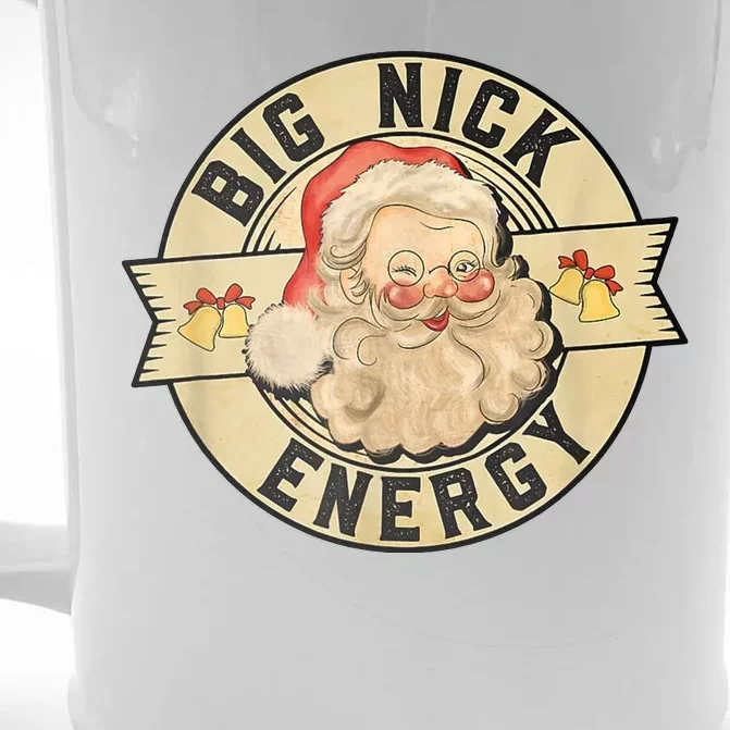 Big Nick Energy Retro Stamped Logo Front & Back Beer Stein