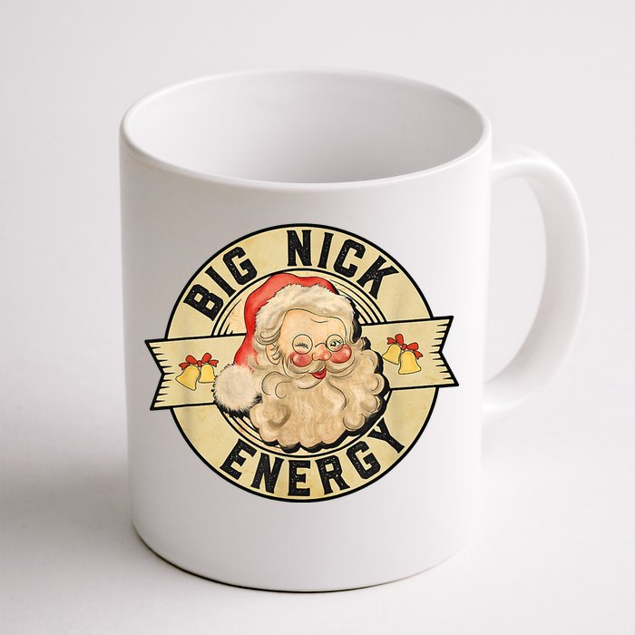 Big Nick Energy Retro Stamped Logo Front & Back Coffee Mug