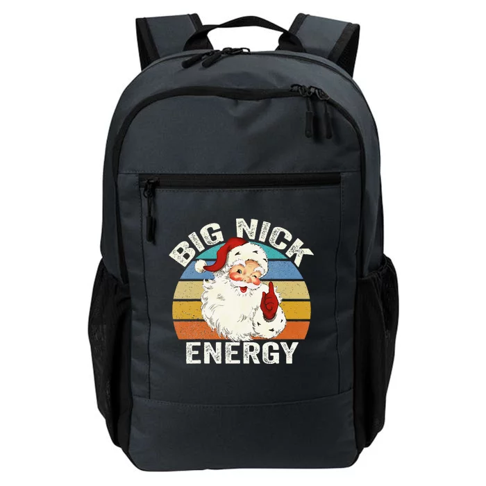 Big Nick Energy Santa Christmas Retro Vintage Daily Commute Backpack