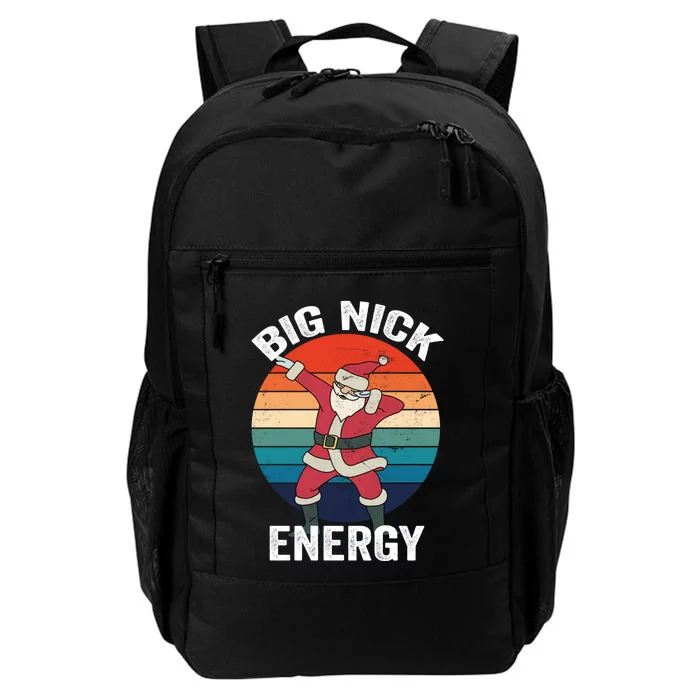 Big Nick Energy Dabbing Santa Christmas Daily Commute Backpack