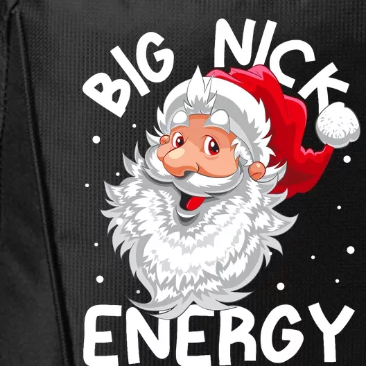 Big Nick Energy Christmas Santa Xmas Funny Meme City Backpack