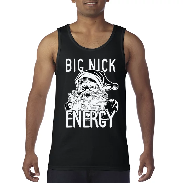 Big Nick Energy - Funny Xmas Santa Claus Saint Nicholas Tank Top