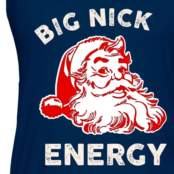 Big Nick Energy Funny Xmas Fat Santa Claus Saint Nicholas Ladies Essential Flowy Tank