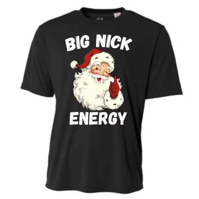 Big Nick Energy Santa Gift Cooling Performance Crew T-Shirt