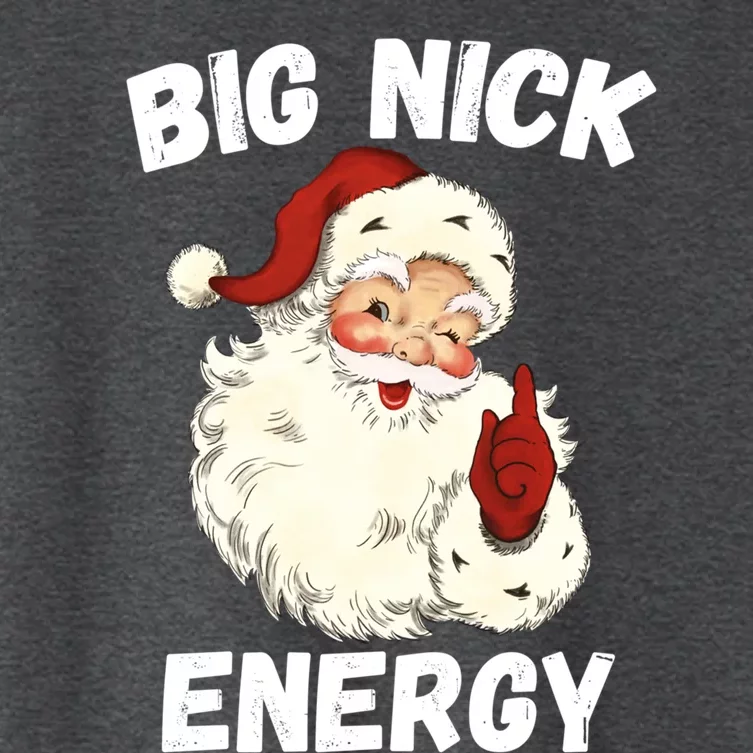 Big Nick Energy Santa Gift Women's Crop Top Tee