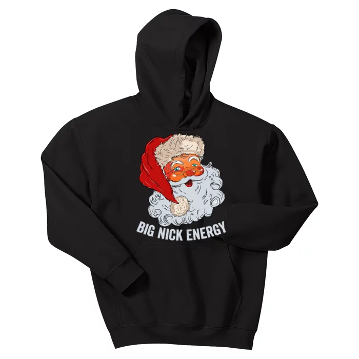 Big Nick Energy Santa Kids Hoodie