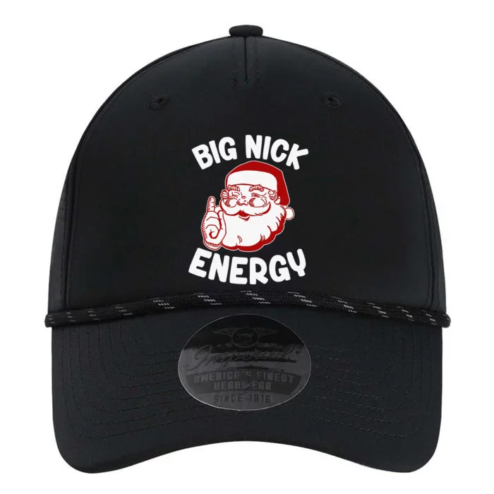 Big Nick Energy Funny Xmas Christmas Performance The Dyno Cap