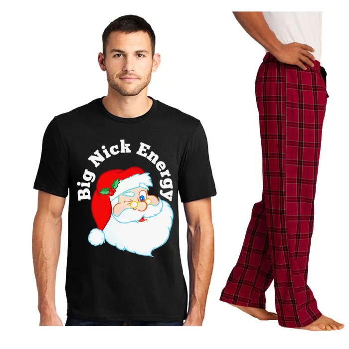 Big Nick Energy Santa Naughty Adult Humor Funny Christmas Pajama Set