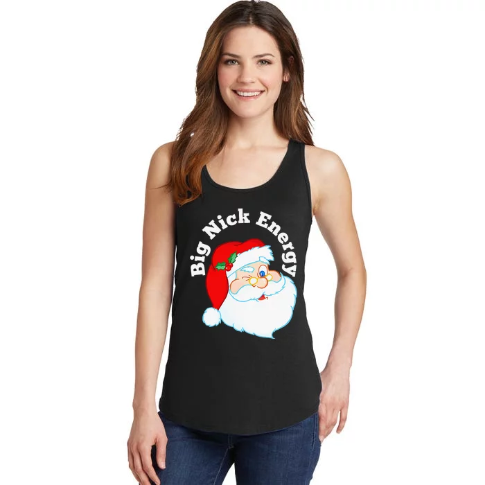 Big Nick Energy Santa Naughty Adult Humor Funny Christmas Ladies Essential Tank