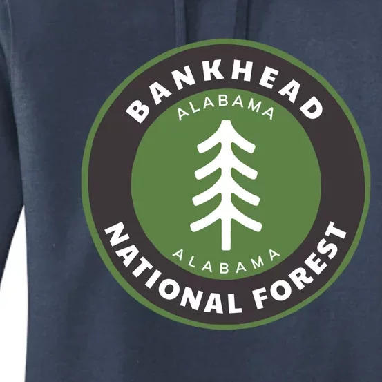 Bankhead National Forest Alabama Al Bear Badge Gift Women's Pullover Hoodie