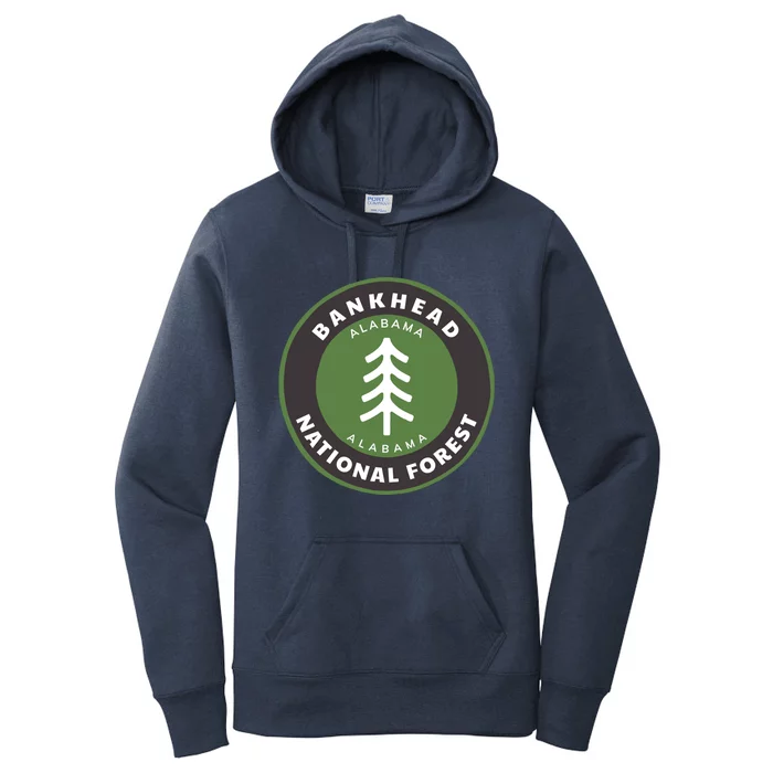 Bankhead National Forest Alabama Al Bear Badge Gift Women's Pullover Hoodie