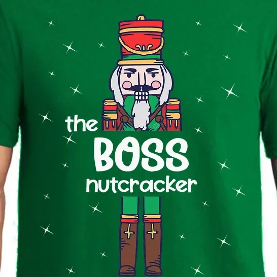 Boss Nutcracker Family Matching Funny Pajama Pajama Set