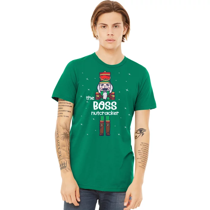 Boss Nutcracker Family Matching Funny Pajama Premium T-Shirt