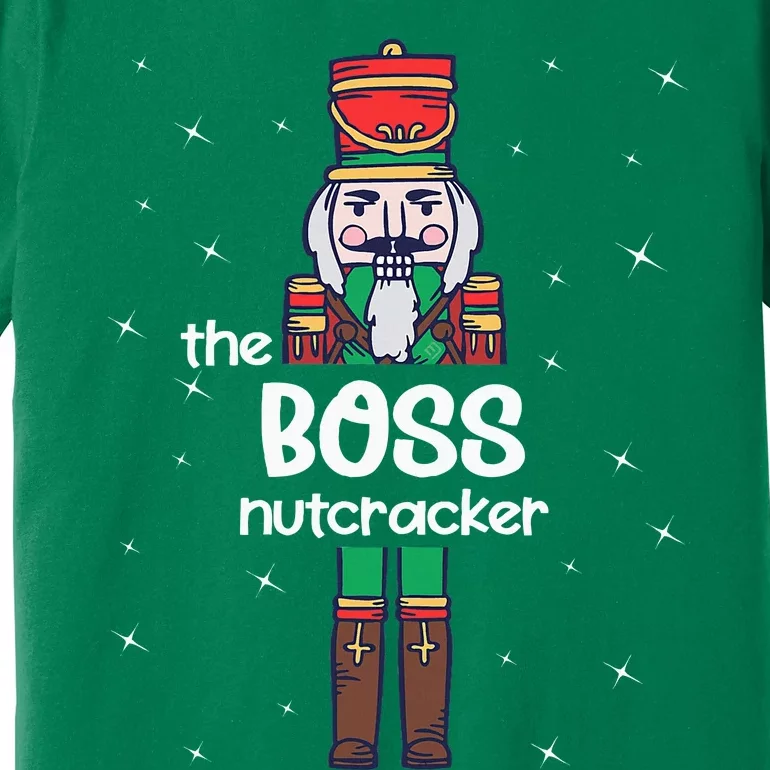 Boss Nutcracker Family Matching Funny Pajama Premium T-Shirt