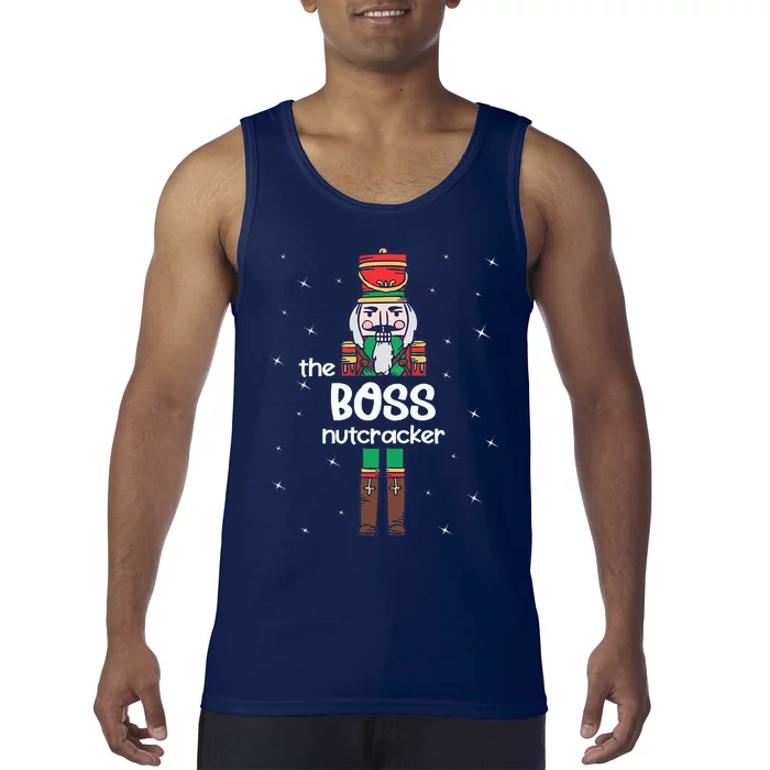 Boss Nutcracker Family Matching Funny Pajama Tank Top