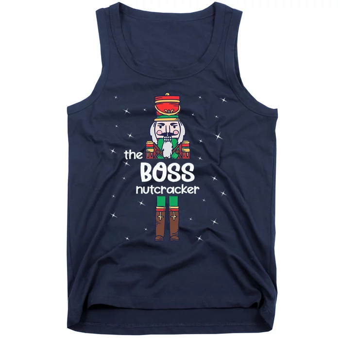 Boss Nutcracker Family Matching Funny Pajama Tank Top