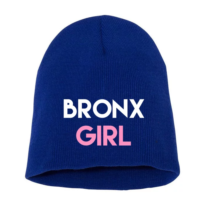 Bronx Ny Funny Gift Nyc New York Bronx Gift Short Acrylic Beanie