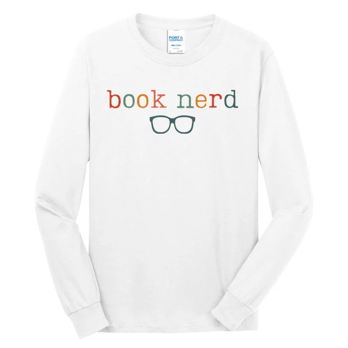 Book Nerd Funny Bookish Tall Long Sleeve T-Shirt