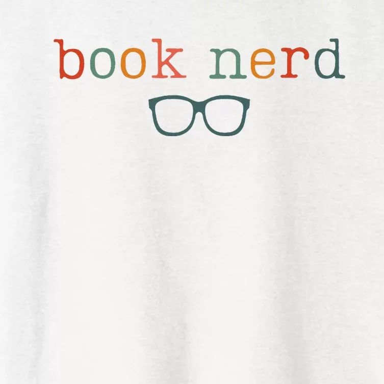 Book Nerd Funny Bookish Women's Crop Top Tee