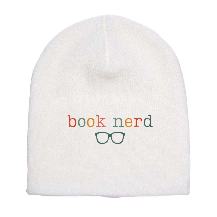 Book Nerd Funny Bookish Short Acrylic Beanie