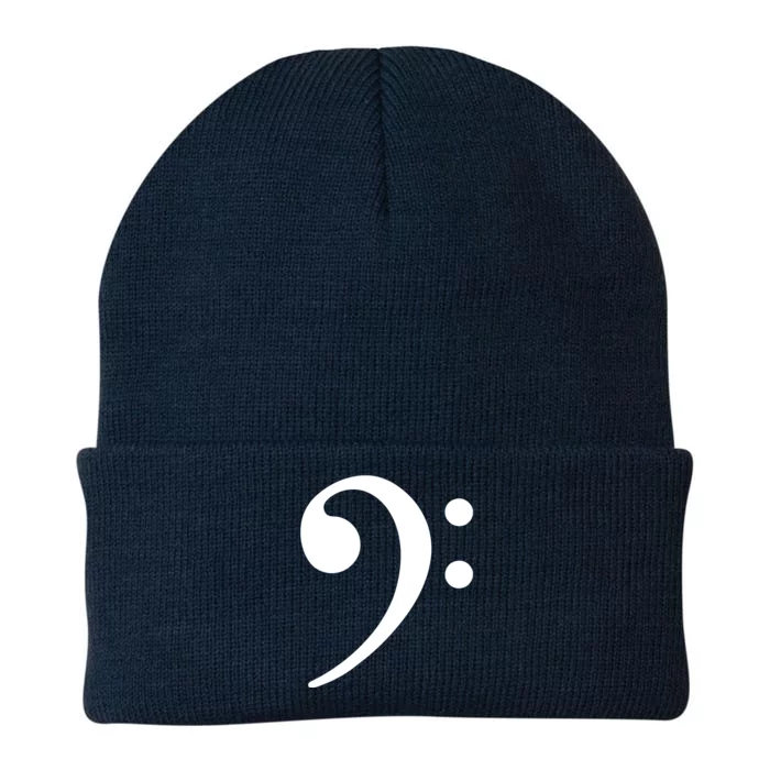 Bass Note F Key Bass Player Music Bass Clef Knit Cap Winter Beanie