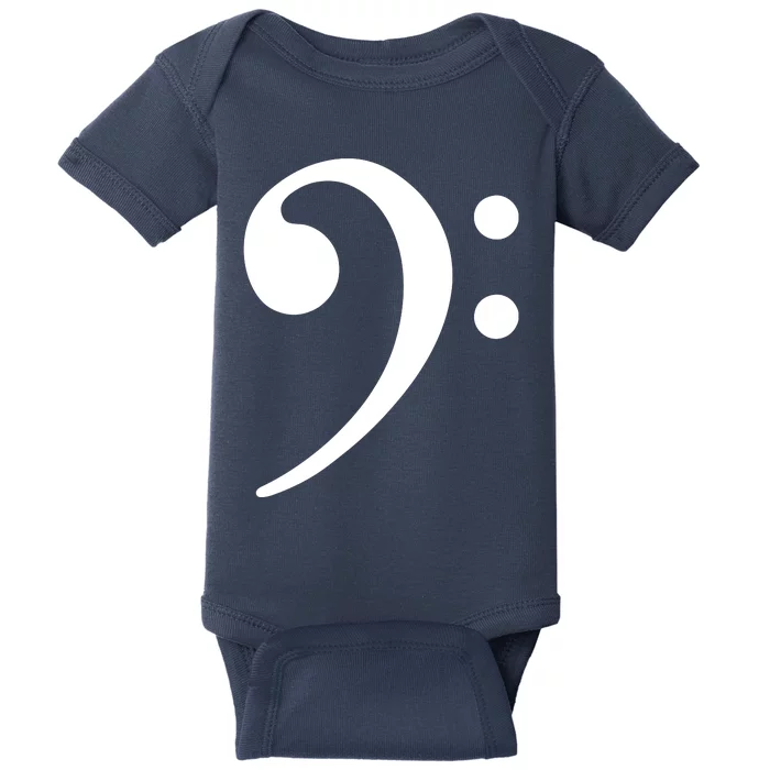 Bass Note F Key Bass Player Music Bass Clef Baby Bodysuit