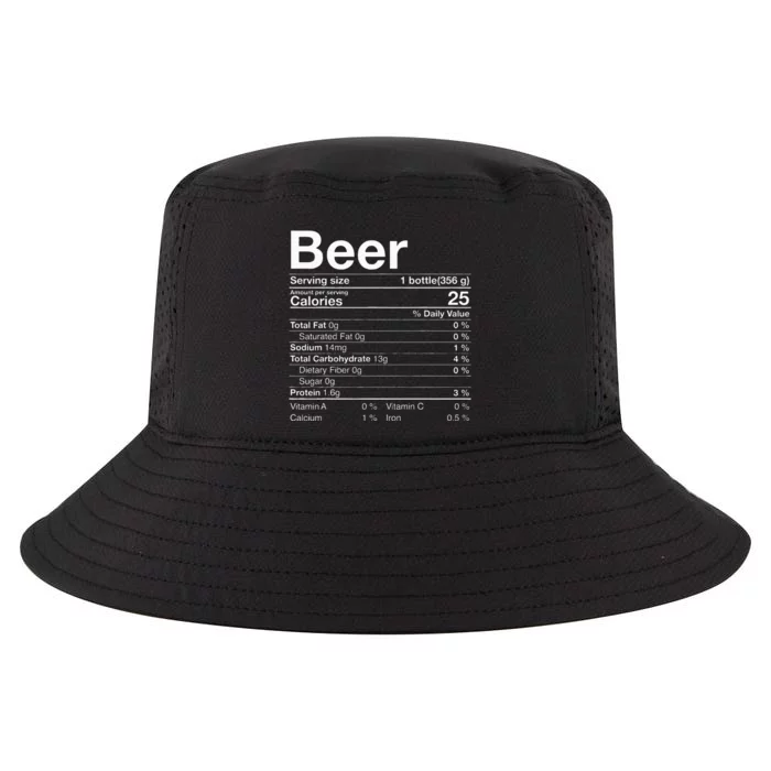 Beer Nutrition Facts Thanksgiving Gifts Drinking Costume Cool Comfort Performance Bucket Hat