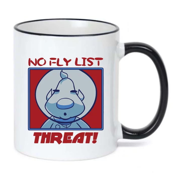 Bastard No Fly List Threat Black Color Changing Mug