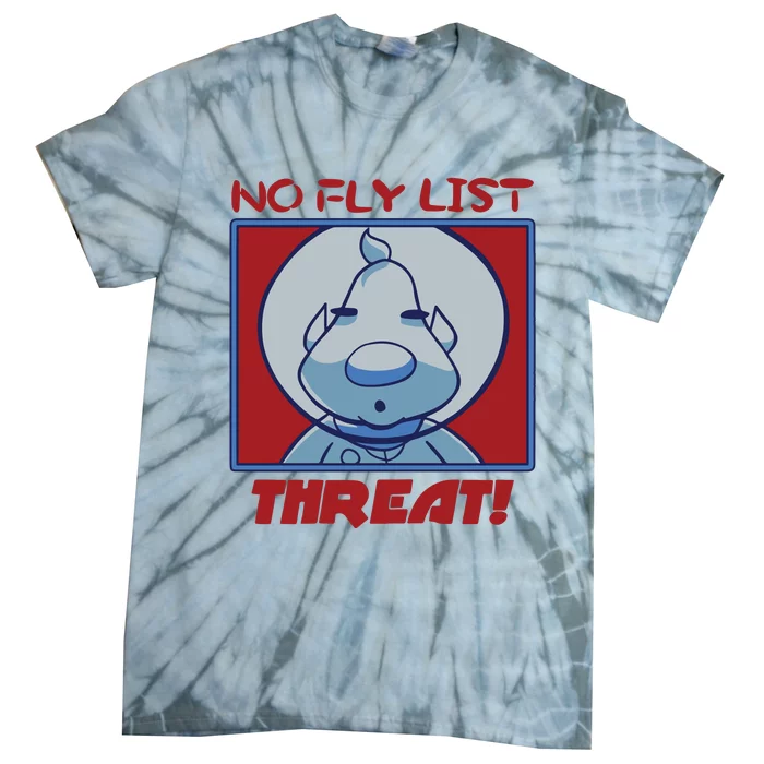 Bastard No Fly List Threat Tie-Dye T-Shirt