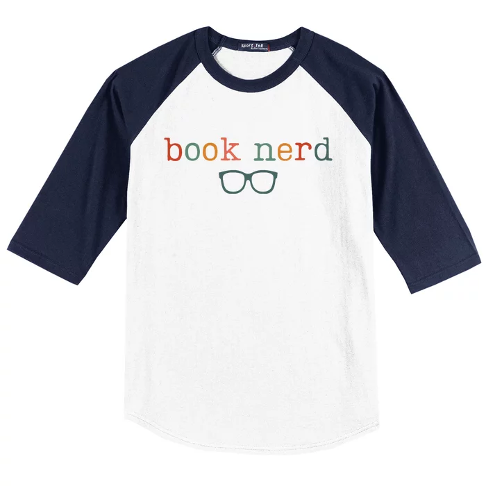 Book Nerd Funny Bookish Baseball Sleeve Shirt