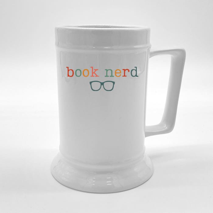 Book Nerd Funny Bookish Front & Back Beer Stein