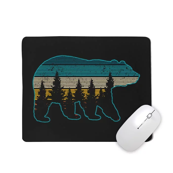 Bear Nature Grizzly Brown Black Bear Hiking Hunting Gift Mousepad