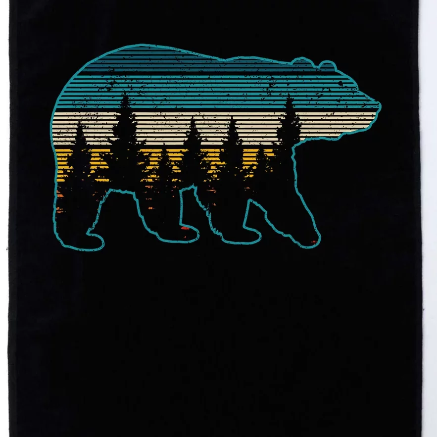 Bear Nature Grizzly Brown Black Bear Hiking Hunting Gift Platinum Collection Golf Towel