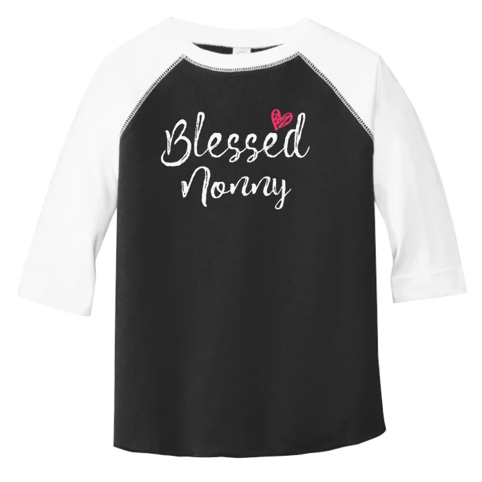 Blessed Nonny Grandma Gifts Toddler Fine Jersey T-Shirt