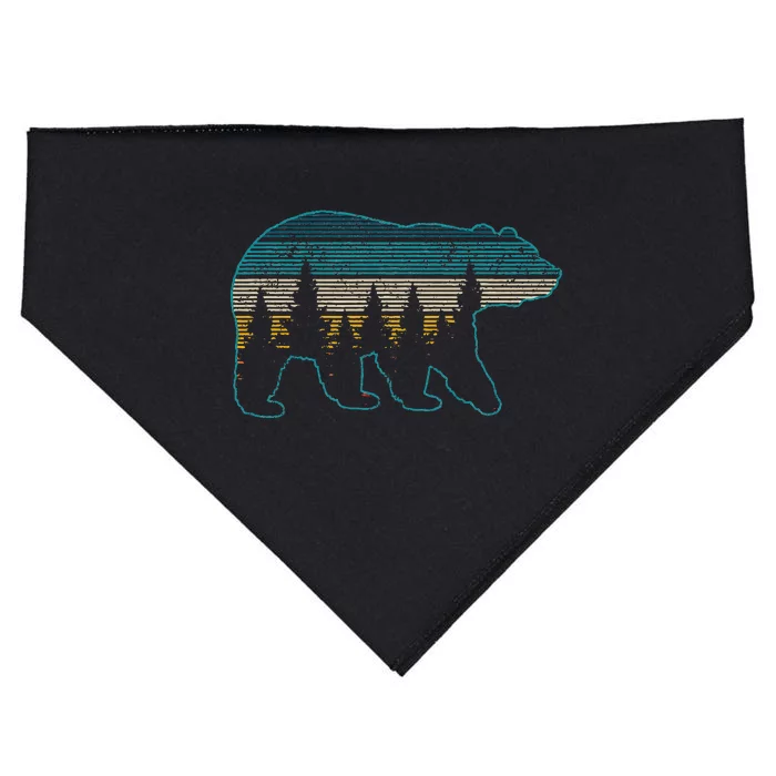 Bear Nature Grizzly Brown Black Bear Hiking USA-Made Doggie Bandana