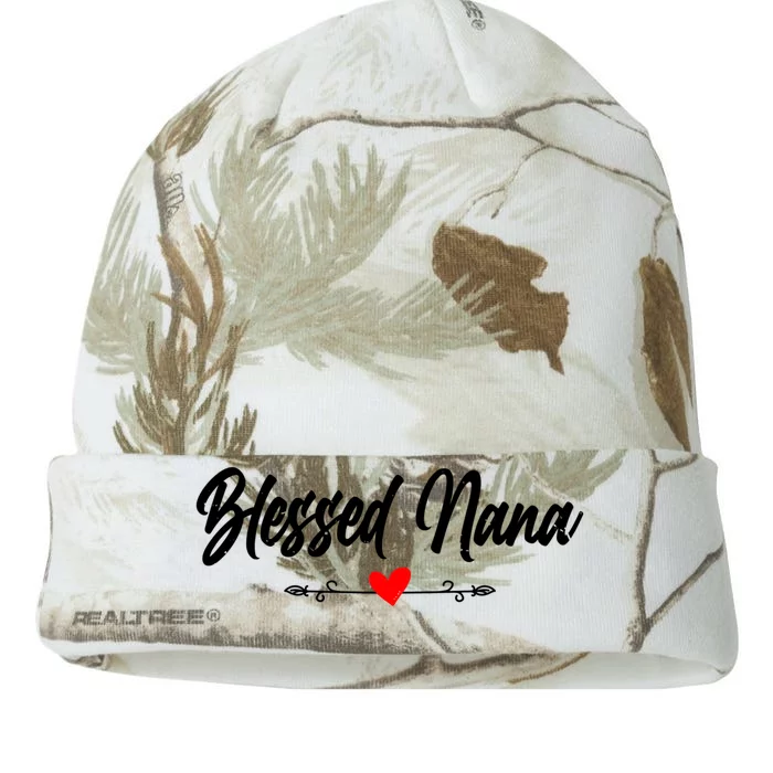 Blessed Nana Grandparents Day Funny Gift Kati - 12in Camo Beanie