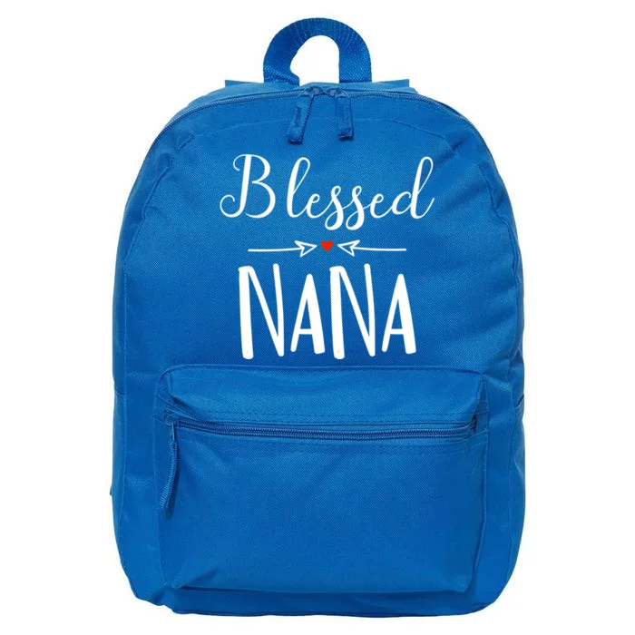 Blessed Nana Gift Grandma Christmas Gift 16 in Basic Backpack