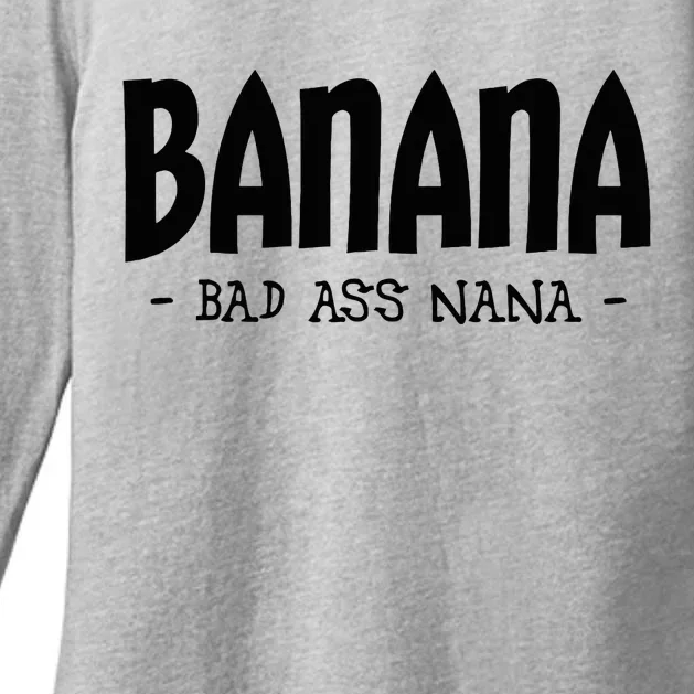 Banana Nana Gifts Grandma Womens CVC Long Sleeve Shirt