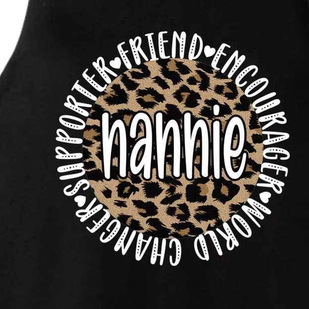 Best Nannie Grandmother Appreciation Nannie Grandma Funny Gift Ladies Tri-Blend Wicking Tank