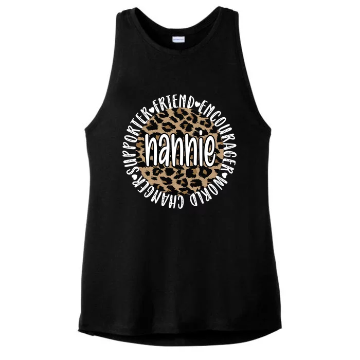 Best Nannie Grandmother Appreciation Nannie Grandma Funny Gift Ladies Tri-Blend Wicking Tank