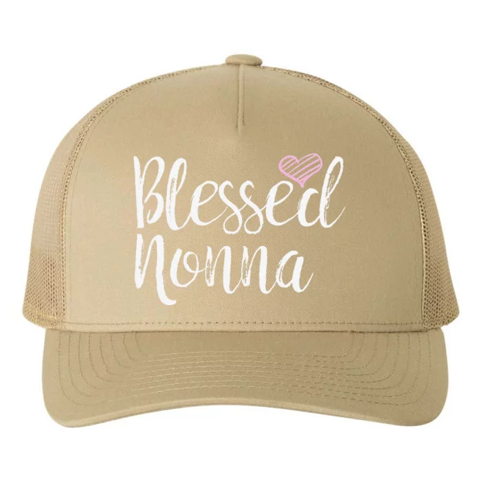 Blessed Nonna Grandma Gifts Yupoong Adult 5-Panel Trucker Hat