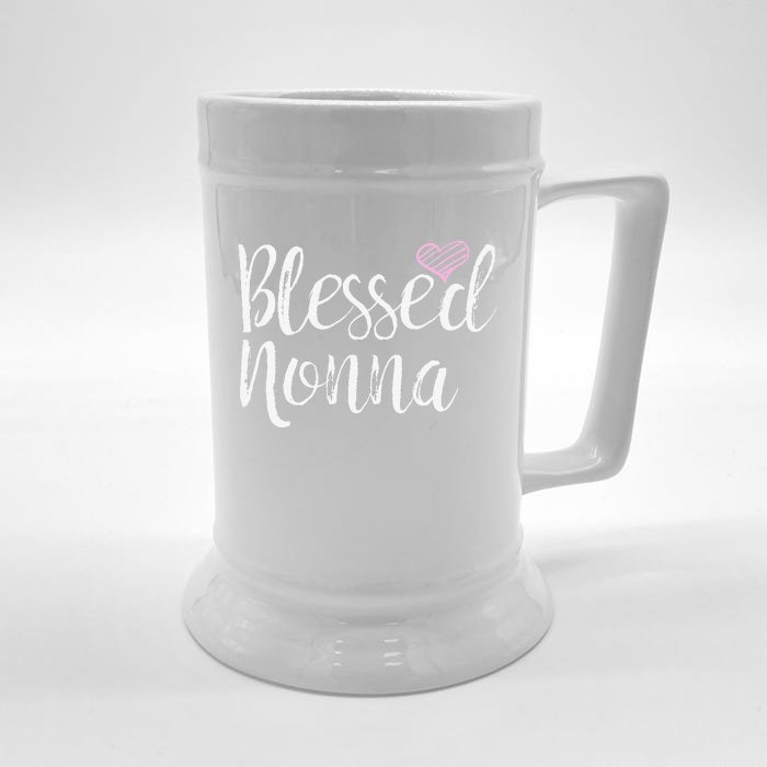 Blessed Nonna Grandma Gifts Front & Back Beer Stein