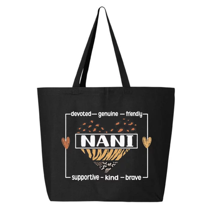 Best Nani Grandmother Nani Grandma Appreciation 25L Jumbo Tote