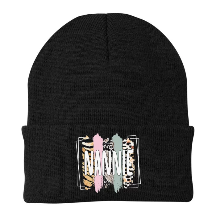 Best Nannie Grandmother Appreciation Nannie Grandma Knit Cap Winter Beanie