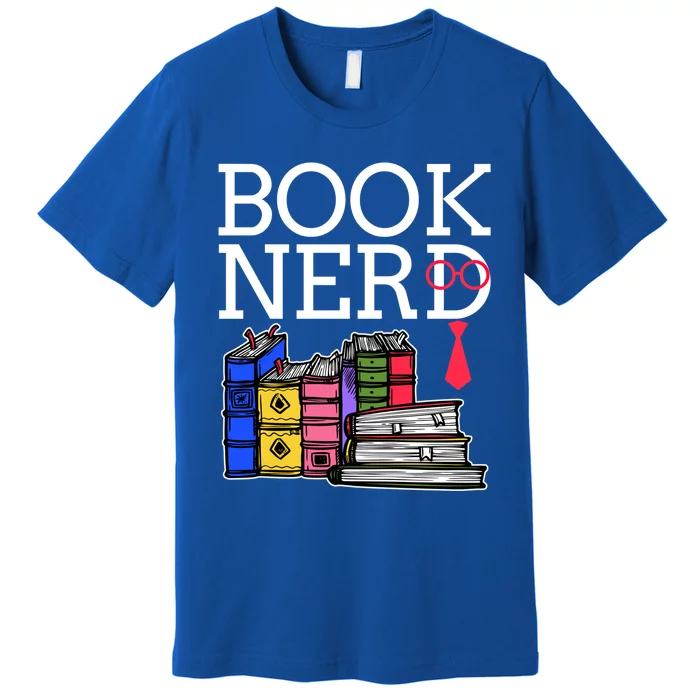 Book Nerd Gift Teens Funny Reader Lover Bookworm Meaningful Gift Premium T-Shirt