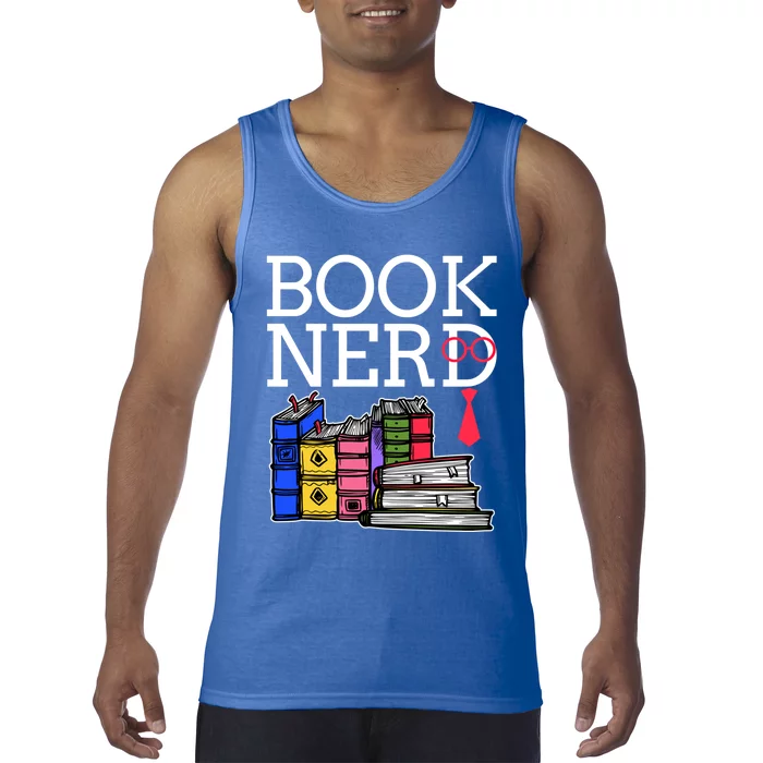 Book Nerd Gift Teens Funny Reader Lover Bookworm Gift Tank Top