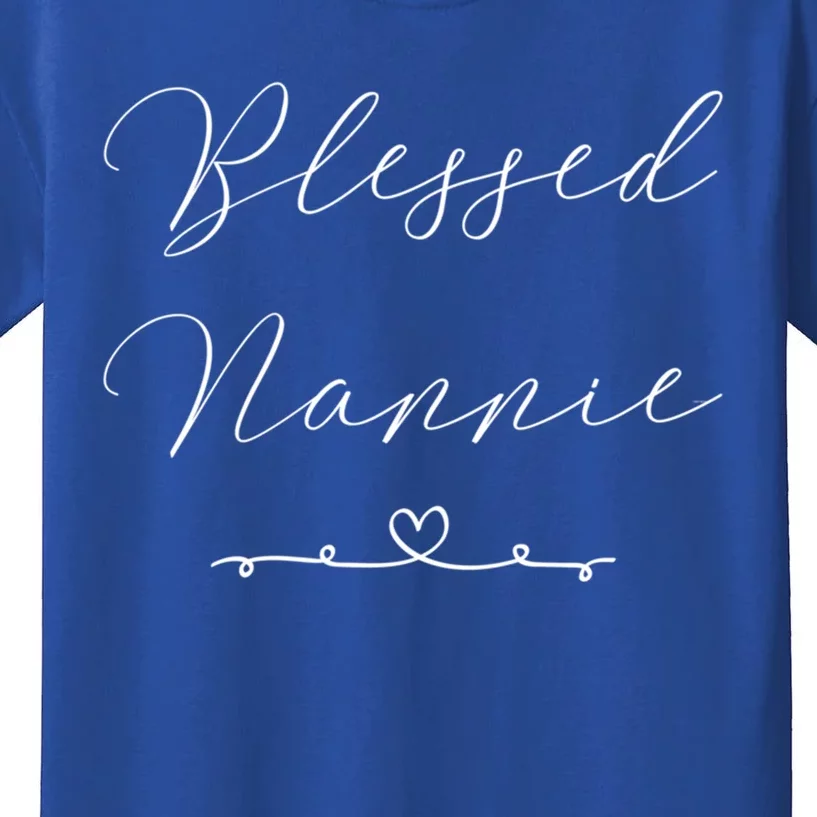 Blessed Nannie Gift Kids T-Shirt