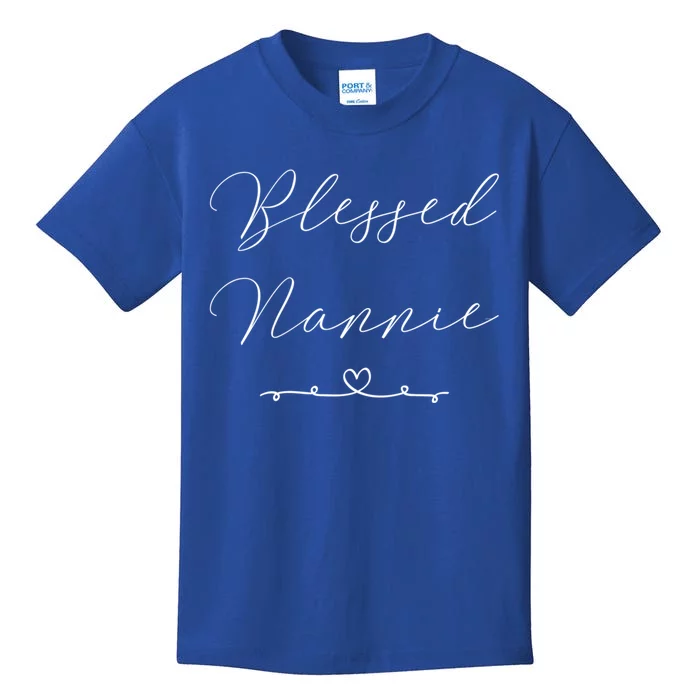 Blessed Nannie Gift Kids T-Shirt