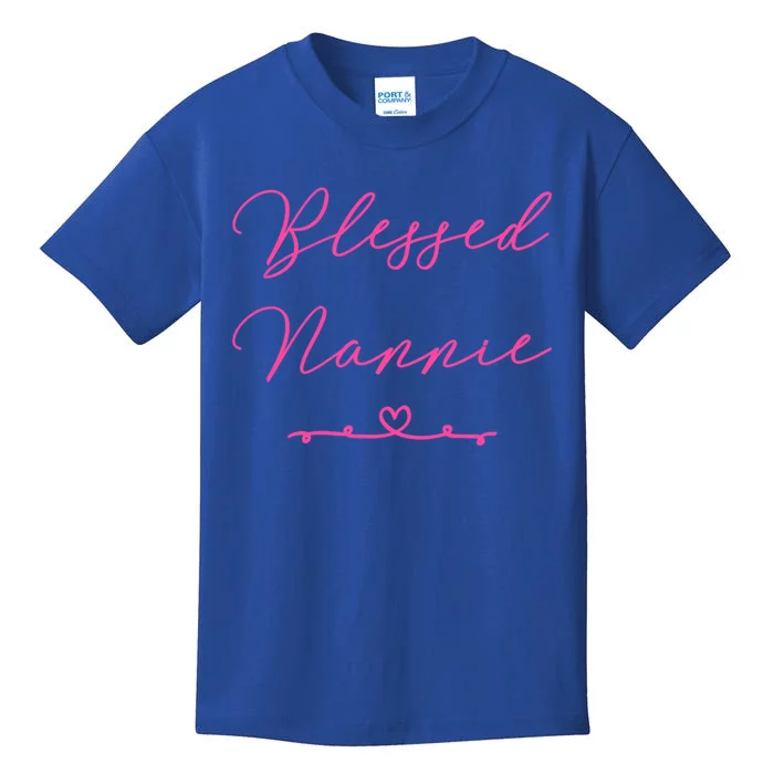 Blessed Nannie Gift Kids T-Shirt