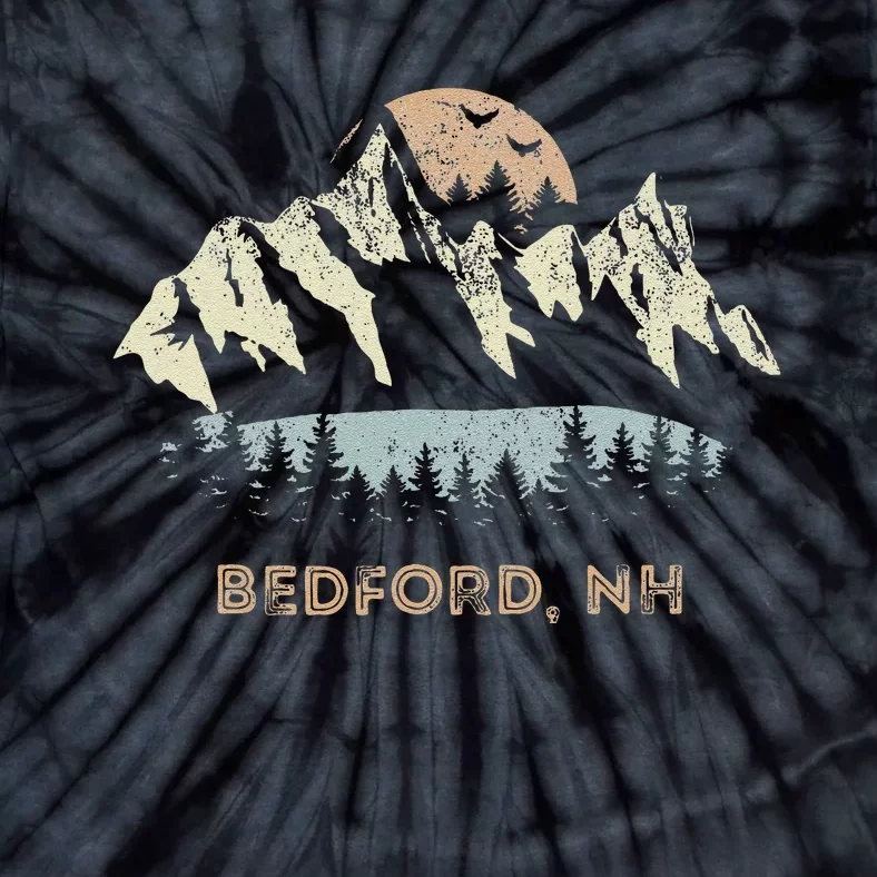 Bedford New Hampshire Mountain Sunset Sunrise Nh Tie-Dye T-Shirt